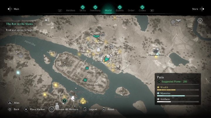You can find this chest in the northern part of Paris - AC Valhalla Siege of Paris: Gear, Paris - secrets, locations - Paris - Assassins Creed Valhalla Guide and Walkthrough