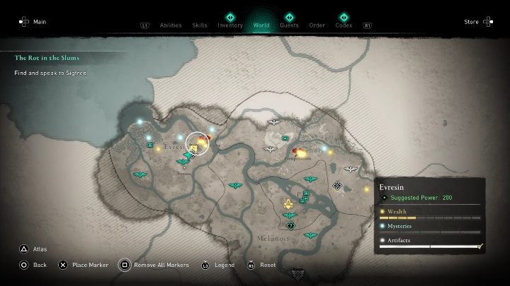 1 - AC Valhalla Siege of Paris: Roman Excavations, Evresin - secrets, locations - Evresin - Assassins Creed Valhalla Guide and Walkthrough