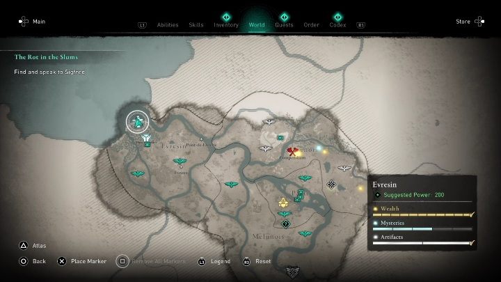 1 - AC Valhalla Siege of Paris: Offering Altar, Evresin - secrets, locations - Evresin - Assassins Creed Valhalla Guide and Walkthrough