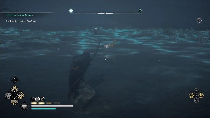 The fish swim in the water, right next to the altar - AC Valhalla Siege of Paris: Offering Altar, Evresin - secrets, locations - Evresin - Assassins Creed Valhalla Guide and Walkthrough