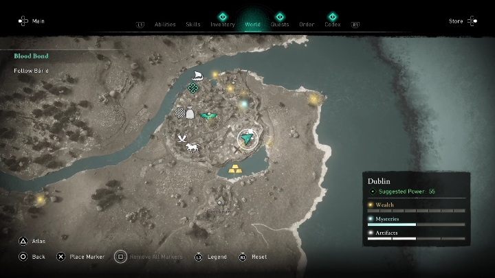 Location: You will find the card southeast of Kilchrist - AC Valhalla Wrath of the Druids: Flying Paper - Dublin secrets, location - Dublin - Assassins Creed Valhalla Guide and Walkthrough