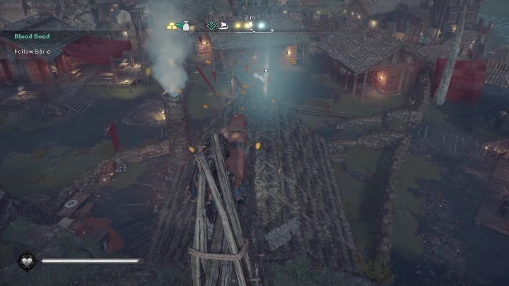 Start: The card is located on the roof of the building - AC Valhalla Wrath of the Druids: Flying Paper - Dublin secrets, location - Dublin - Assassins Creed Valhalla Guide and Walkthrough