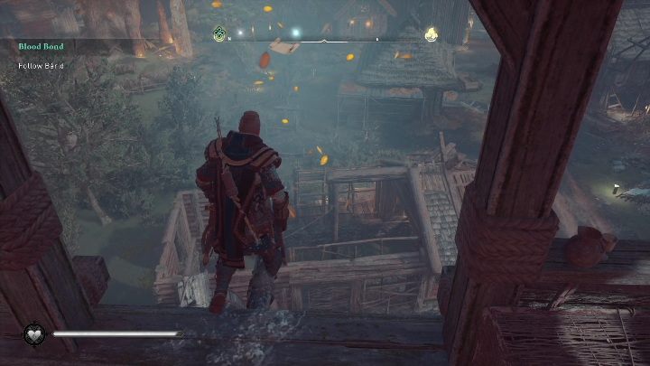 End: The card will stop at the top of the tower - AC Valhalla Wrath of the Druids: Flying Paper - Dublin secrets, location - Dublin - Assassins Creed Valhalla Guide and Walkthrough