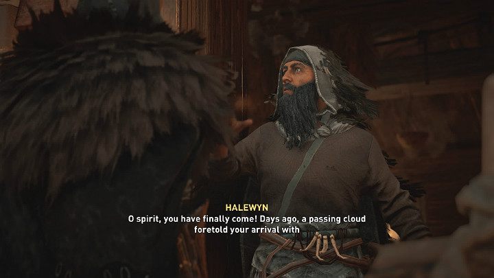 When you knock on the door, a druid will come out, who has apparently been waiting for your arrival for several days - Assassins Creed Valhalla: Clues and Riddles - Glowecestrescire - Assassins Creed Valhalla Guide and Walkthrough