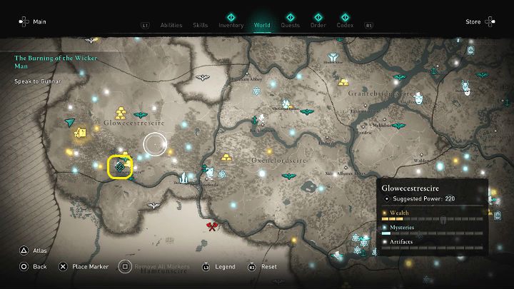 1 - Assassins Creed Valhalla: Burning of a Wicker Man - Glowecestrescire - Assassins Creed Valhalla Guide and Walkthrough