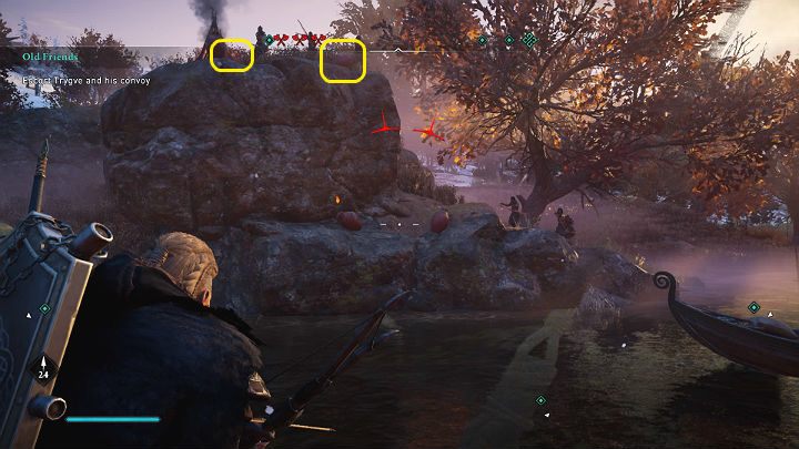 If a convoy is attacked, the boats will stop, and you will have to eliminate all opponents before the boats with supplies can continue their journey - Assassins Creed Valhalla: Old Friends - Snotinghamscire - Assassins Creed Valhalla Guide and Walkthrough