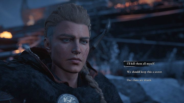 In the evening Sunniva will bring Eivor the news that the area is swarming with Picts, and Vili has already set off to battle - Assassins Creed Valhalla: Under the Skin - Snotinghamscire - Assassins Creed Valhalla Guide and Walkthrough