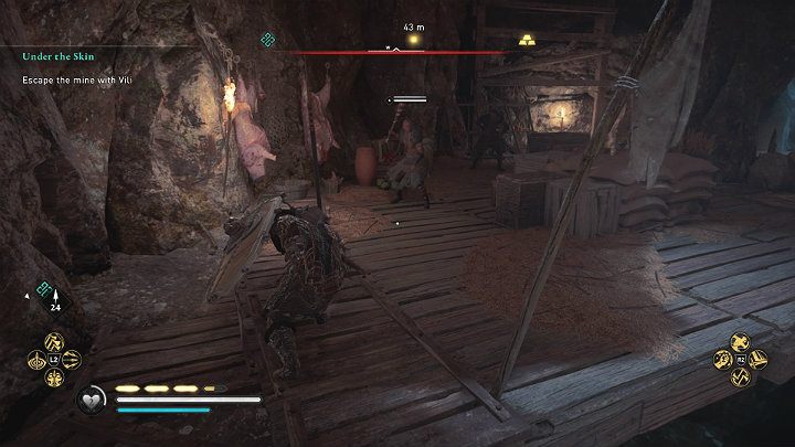 Follow Vili to get out of the mine - Assassins Creed Valhalla: Under the Skin - Snotinghamscire - Assassins Creed Valhalla Guide and Walkthrough