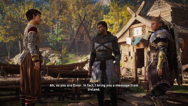 Head to the port of Ravensthorpe and speak with Azar, who, in addition to valuable goods from Ireland, has brought with her a letter from the King of Dublin, who wants to expand his trade to England - AC Valhalla Wrath of the Druids: Irish Trade - Walkthrough - Assassins Creed Valhalla Guide and Walkthrough
