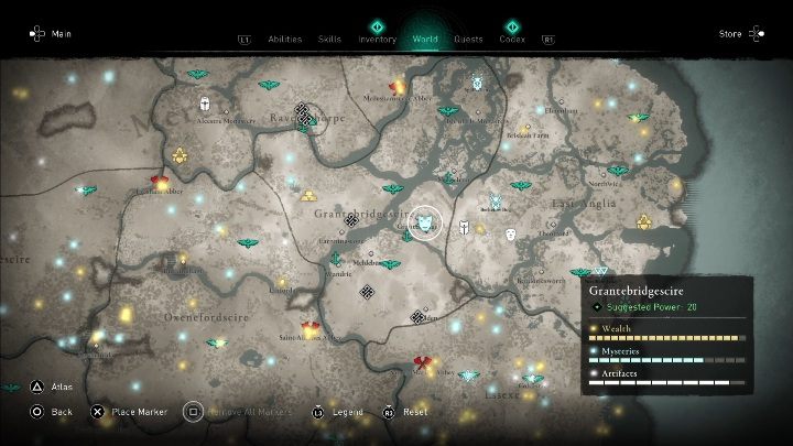 1 - Assassins Creed Valhalla: Flyting - Grantebridgescire secrets, locations - Grantebridgescire - Assassins Creed Valhalla Guide and Walkthrough
