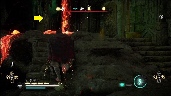 Your task is to direct the beam to the element above the door - AC Valhalla Dawn of Ragnarok: Abilities (Gullnamar) - list of all - Gullnamar - Assassins Creed Valhalla Guide and Walkthrough