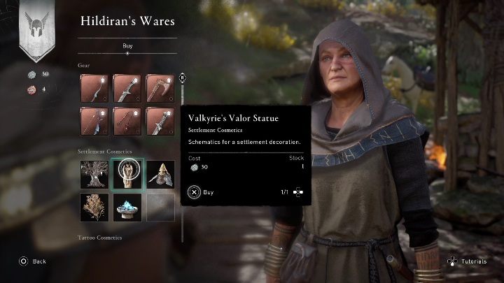 Hildiran can sell you - AC Valhalla: New store - Mastery Challenges, whats new? - Basics - Assassins Creed Valhalla Guide and Walkthrough