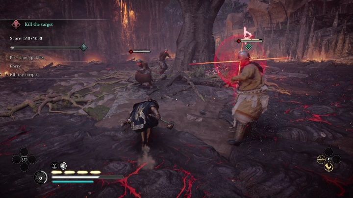 The challenge will end when you kill all the targets - even if you don't complete the other quests available on this map - AC Valhalla: Bear Mastery Challenge - Loligestone Bandit Camp - Loligestone Bandit Camp - Assassins Creed Valhalla Guide and Walkthrough