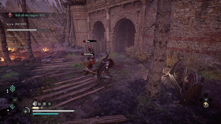 The gear cannot be changed, it is pre-determined - AC Valhalla: Bear Mastery Challenge - Templebrough Fort - Templebrough Fort - Assassins Creed Valhalla Guide and Walkthrough