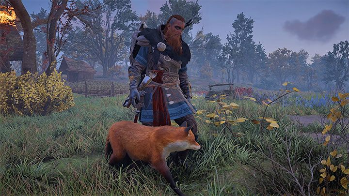 Eivor can befriend a fox in Oxenefordscire - Assassins Creed Valhalla: Can you own a pet? - Eivor - Assassins Creed Valhalla Guide and Walkthrough