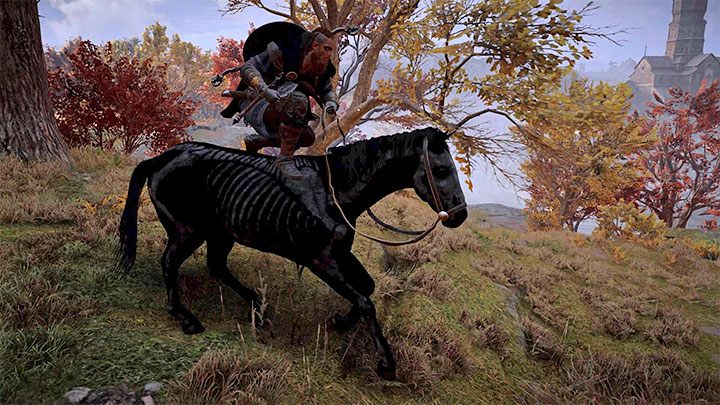 Getting off the horse isn't very intuitive - you have to hold the circle on PS4 / PS5 or hold B on Xbox One / Series S / Series X - Assassins Creed Valhalla: How to unlock the horse? - Exploration - Assassins Creed Valhalla Guide and Walkthrough