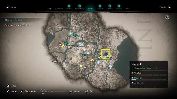 1 - Assassins Creed Valhalla: Hunters Repast - Vinland - Assassins Creed Valhalla Guide and Walkthrough