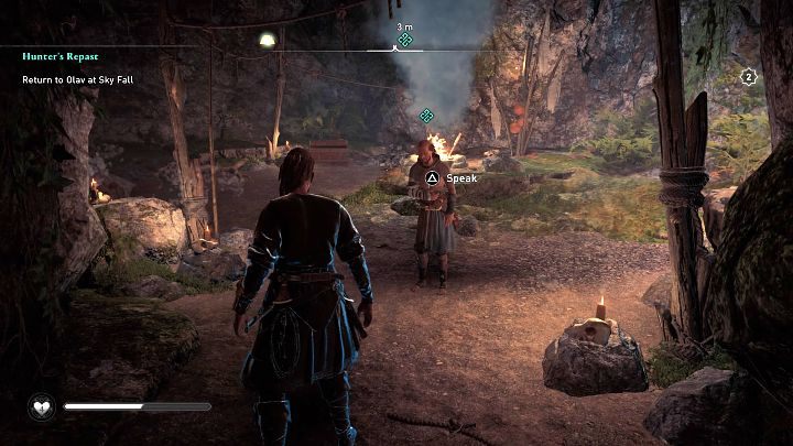 Return to the village and head straight to Olav's hideout - Assassins Creed Valhalla: Hunters Repast - Vinland - Assassins Creed Valhalla Guide and Walkthrough