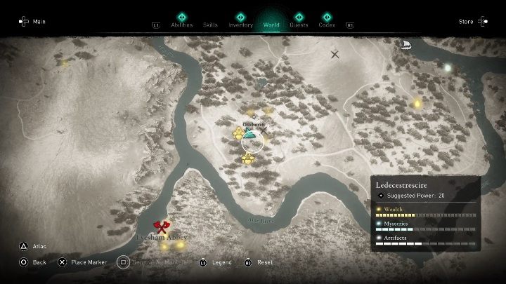 6 - Assassins Creed Valhalla: Abilities - Ledecestresscire secrets, locations - Ledecestrescire - Assassins Creed Valhalla Guide and Walkthrough