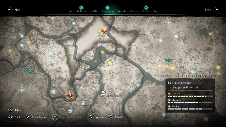 You will acquire the Piercing Shot skill in the north of the map - Assassins Creed Valhalla: Abilities - Ledecestresscire secrets, locations - Ledecestrescire - Assassins Creed Valhalla Guide and Walkthrough