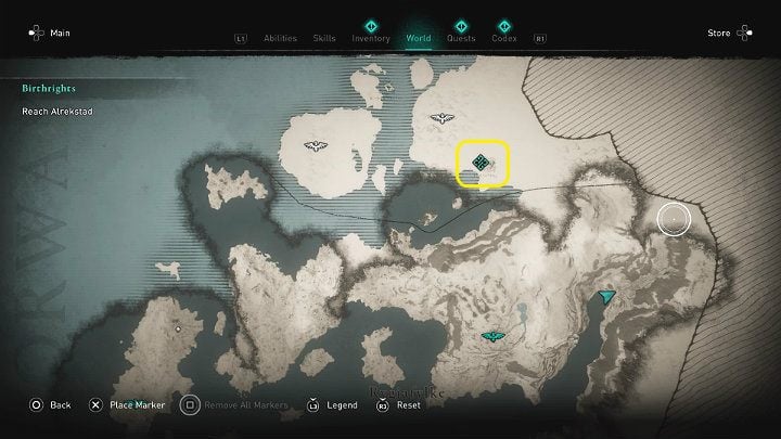 You can reach Alrekstad by land or decide to travel with your Drakkar - Assassins Creed Valhalla: Birthrights - Rygjafylke - Assassins Creed Valhalla Guide and Walkthrough