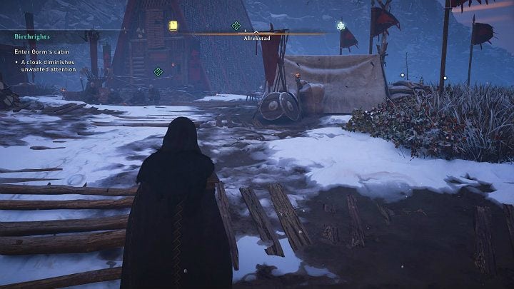 At some point, Basim will stop and order Eivor to make a short trip to hostile territory - Assassins Creed Valhalla: Birthrights - Rygjafylke - Assassins Creed Valhalla Guide and Walkthrough