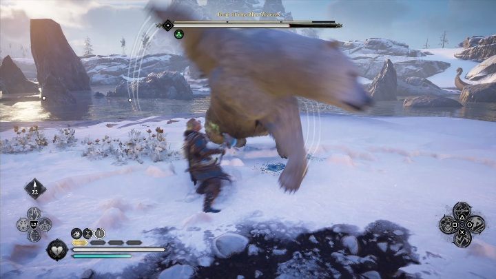 On the island, you will find many healing mushrooms, so you can get some recovery during the battle - Assassins Creed Valhalla: Legendary Animal - Hordafylke secrets, locations - Hordafylke - Assassins Creed Valhalla Guide and Walkthrough