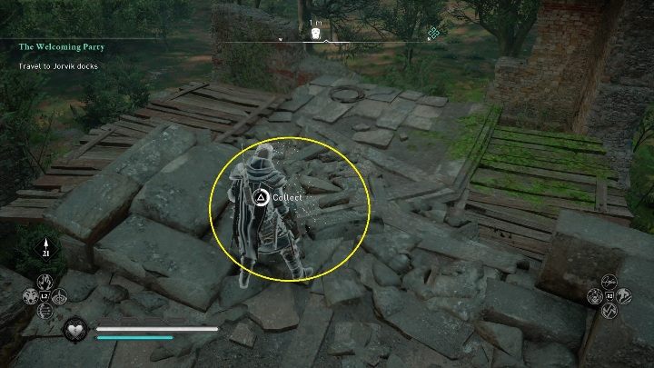 All you have to do is to drop down on the roof of the building and pick up it - Assassins Creed Valhalla: Roman Artifact - Suthsexe secrets, locations - Suthsexe - Assassins Creed Valhalla Guide and Walkthrough