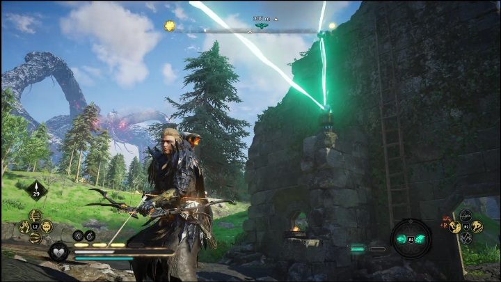 Continue by going outside and directing the ray so that the beam reaches further projectors - AC Valhalla Dawn of Ragnarok: Gear (Svaladal) - list of all - Svaladal - Assassins Creed Valhalla Guide and Walkthrough