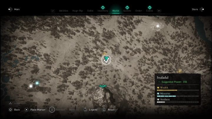 Location: the southern end of the region, right on the border with Vangrinn - AC Valhalla Dawn of Ragnarok: Cosmetic Schemes (Svaladal) - list of all - Svaladal - Assassins Creed Valhalla Guide and Walkthrough