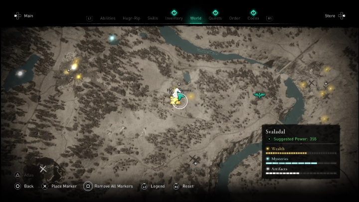 Location: Horfinn-nama - AC Valhalla Dawn of Ragnarok: Cosmetic Schemes (Svaladal) - list of all - Svaladal - Assassins Creed Valhalla Guide and Walkthrough