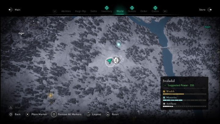 Location: in the southern part of the Svaladal region, right next to the border with Gullnamar - AC Valhalla Dawn of Ragnarok: Jotun Blight (Svaladal) - list of all - Svaladal - Assassins Creed Valhalla Guide and Walkthrough