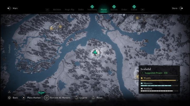 Location: northern part of the region, right next to the synchronization point - AC Valhalla Dawn of Ragnarok: Jotun Blight (Svaladal) - list of all - Svaladal - Assassins Creed Valhalla Guide and Walkthrough