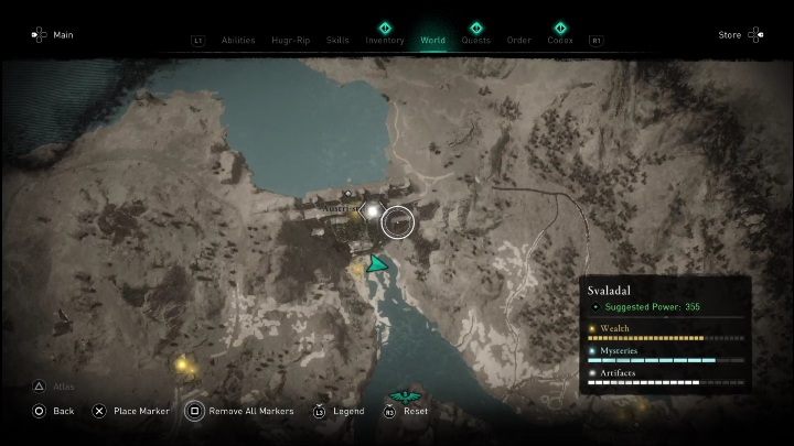 Location: Austri-stifla - AC Valhalla Dawn of Ragnarok: Heroic Sagas (Svaladal) - list of all - Svaladal - Assassins Creed Valhalla Guide and Walkthrough