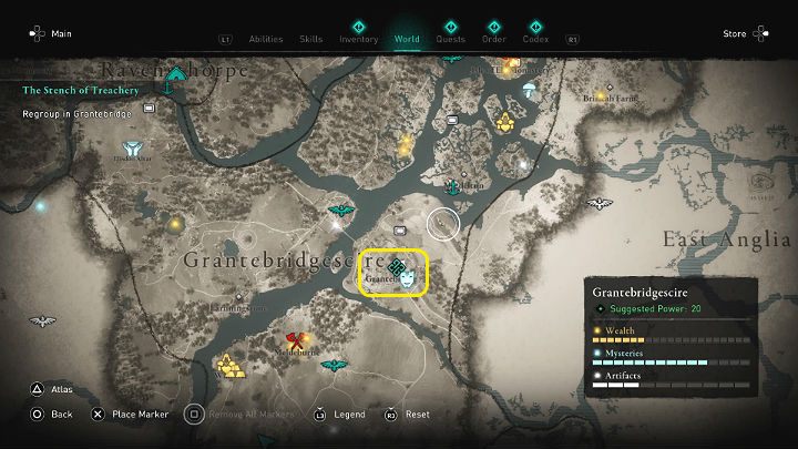 1 - Assassins Creed Valhalla: The Stench of Treachery - Grantebridgescire - Assassins Creed Valhalla Guide and Walkthrough