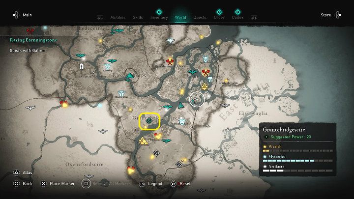 1 - Assassins Creed Valhalla: Razing Earnningstone - Grantebridgescire - Assassins Creed Valhalla Guide and Walkthrough