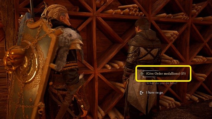 All medallions taken can be successively brought to Hytham - Assassins Creed Valhalla: Breaking the Order - Ravensthorpe - Assassins Creed Valhalla Guide and Walkthrough