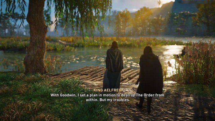 When Eivor goes to the indicated place, he will meet Aelfred, who will confess to all the things he has done under the pseudonym of the Poor Fellow Soldier of Christ - Assassins Creed Valhalla: The Order of the Ancients Ending - Endings - Assassins Creed Valhalla Guide and Walkthrough