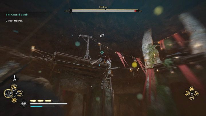 If you have developed your character into a distance fight, you can easily deal with this opponent using the Focus of the Nornir skill and sewing to Modron from a bow - Assassins Creed Valhalla: The Gutted Lamb - Glowecestrescire - Assassins Creed Valhalla Guide and Walkthrough