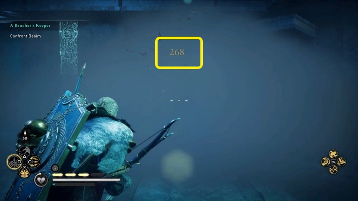 Ranged weapons work great in the first phase of the battle, especially when used in tandem with the Focus of the Nornir ability to slow down time - Assassins Creed Valhalla: Basim boss fight - how to win? - Bosses - Assassins Creed Valhalla Guide and Walkthrough