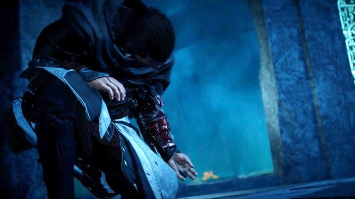 After a long fight you'll finally be able to overpower Basim, and when he gets down on one knee you'll be able to perform a Stun Attack, cutting his left forearm and removing his deadly weapon - the Hidden Blade - Assassins Creed Valhalla: Basim boss fight - how to win? - Bosses - Assassins Creed Valhalla Guide and Walkthrough