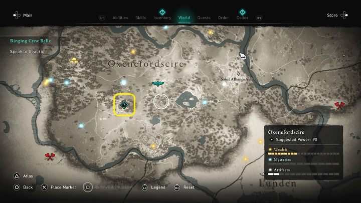 1 - Assassins Creed Valhalla: Ringing Cyne Belle - Oxenefordscire - Assassins Creed Valhalla Guide and Walkthrough