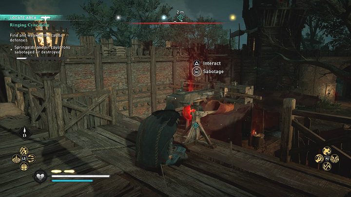 Sneak into the castle and disable 5 traps to fill the mission progress bar to 100% - Assassins Creed Valhalla: Ringing Cyne Belle - Oxenefordscire - Assassins Creed Valhalla Guide and Walkthrough