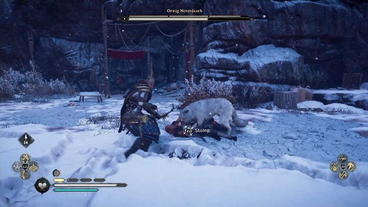 Go to this opponent with full health, rations and full adrenaline bar - Assassins Creed Valhalla: Lost Drengr - Hordafylke secrets, locations - Hordafylke - Assassins Creed Valhalla Guide and Walkthrough