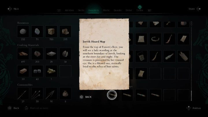 2 - Assassins Creed Valhalla: Treasure Hoard Map - Jorvik secrets, locations - Jorvik - Assassins Creed Valhalla Guide and Walkthrough