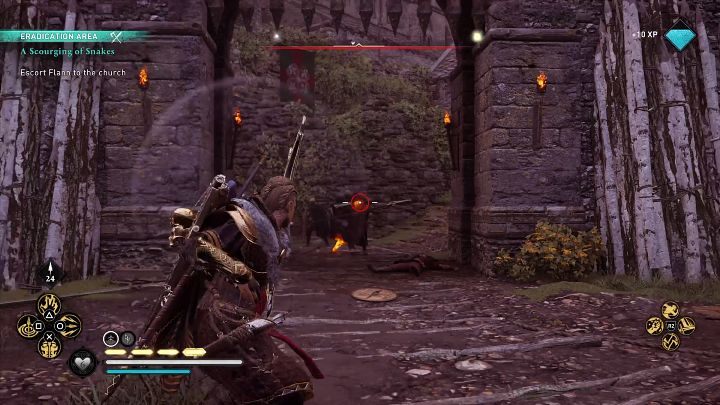 During the assault on Armagh, you will have to fight many opponents and break through the security - AC Valhalla Wrath of the Druids: A Scourging of Snakes - Walkthrough - Assassins Creed Valhalla Guide and Walkthrough