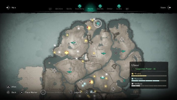 1 - AC Valhalla Wrath of the Druids: Cairn - Ulster, secrets, locations - Ulster - Assassins Creed Valhalla Guide and Walkthrough