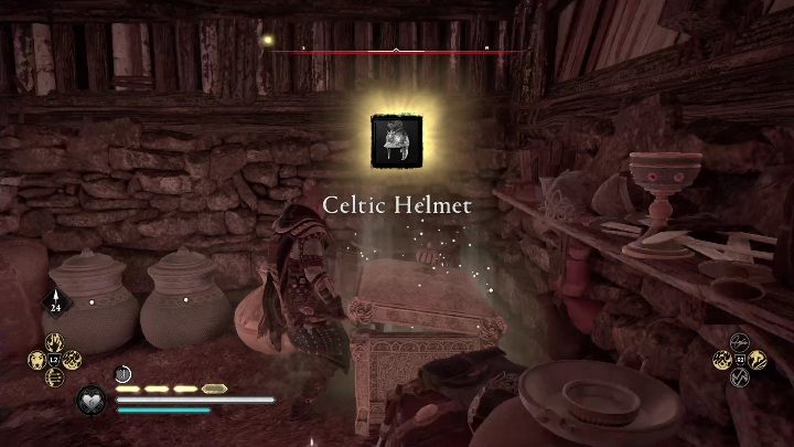 Then go underground, turn right, open the door and just open the chest - AC Valhalla Wrath of the Druids: Gear - Ulster, secrets, locations - Ulster - Assassins Creed Valhalla Guide and Walkthrough