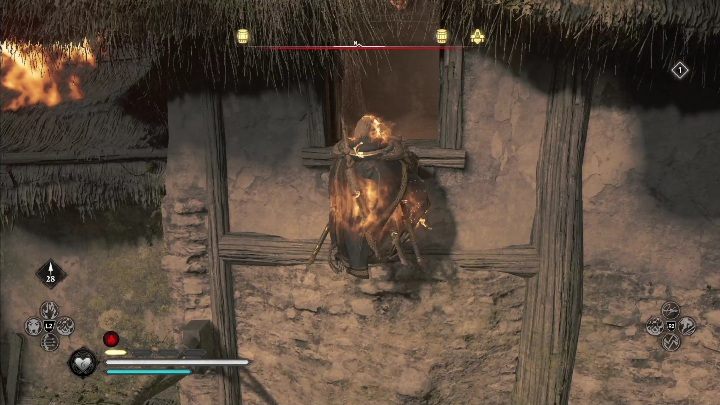 To get to the chest, you must enter through the window - AC Valhalla Wrath of the Druids: Gear - Ulster, secrets, locations - Ulster - Assassins Creed Valhalla Guide and Walkthrough