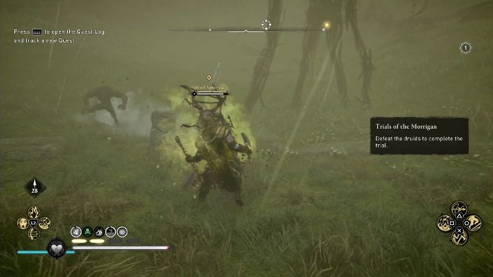 You will be attacked by several opponents during this activity - AC Valhalla Wrath of the Druids: Trials of the Morrigan - Ulster, secrets - Ulster - Assassins Creed Valhalla Guide and Walkthrough